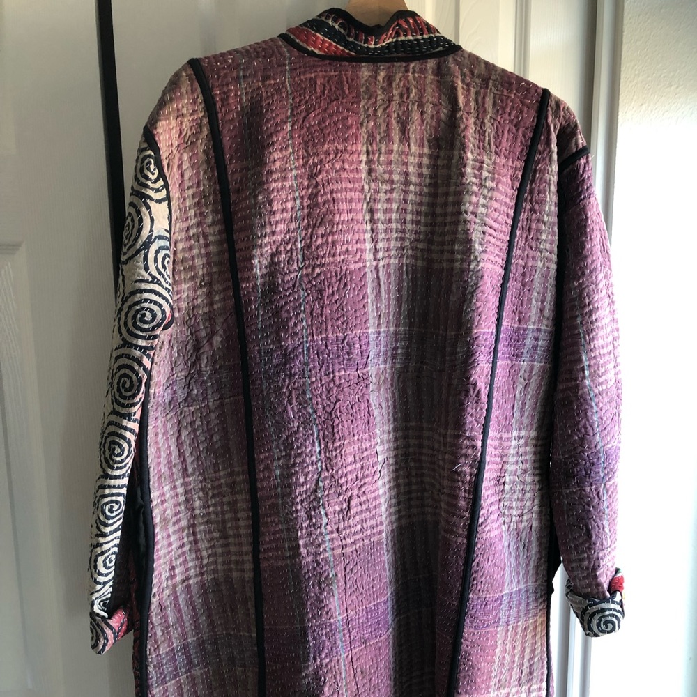 Unique Reversible Indian Kantha Jacket. - image 3